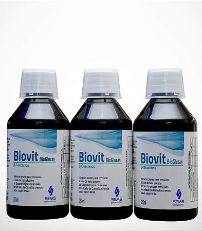 Biovit Bioglucan - KIT PROMOÇÃO - 3 unidades