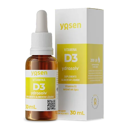 Vitamina D3 Líquida Ydrosolv - 30ml - Yosen