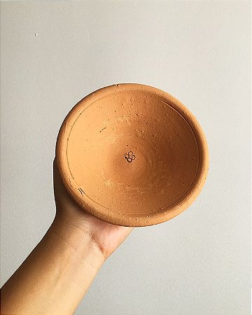 mini cuia de barro para teste aromático, defumação e incenso em pó
