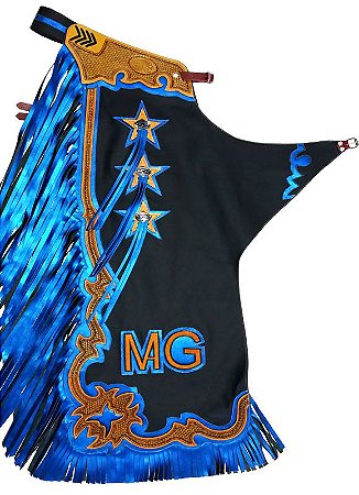 calça de couro para montaria em cavalo