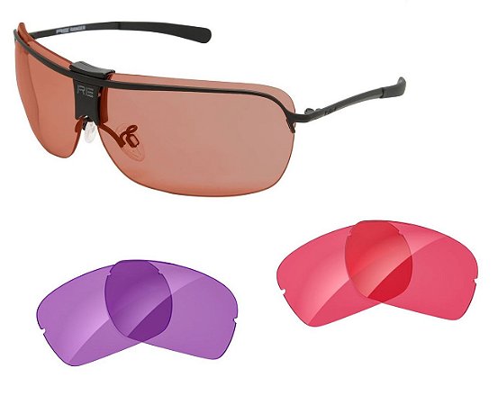 Óculos RE Ranger XLW Kit 3 Lentes RIACT A.I. para Tiro