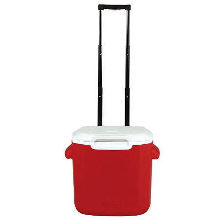 Caixa Térmica com Rodas Coleman 16QT 15,1L Vermelho