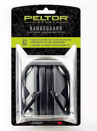 Abafador Eletrônico Peltor Sport RangeGuard 21NRR RG-OTH-4