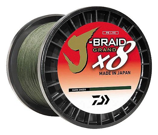 Linha de Pesca Multifilamento Daiwa J-Braid X8 150m 23kg