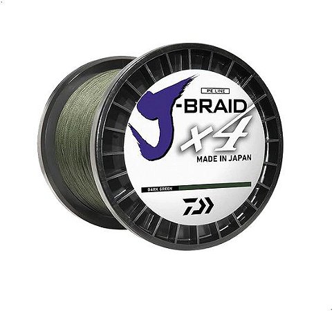 Linha de Pesca Multifilamento Daiwa J-Braid X4 135m 23kg