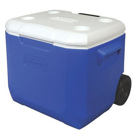 Caixa Térmica c/ Rodas 60qt Coleman Performance Azul