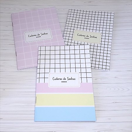 Caderno de Login e Senha