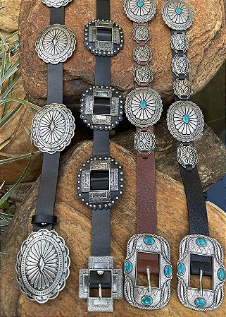 Cintos de Couro - Modelos Conchos