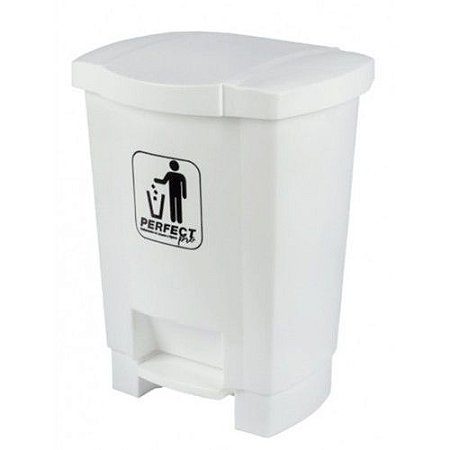 LIXEIRA C/ PEDAL E BALDE INTERNO PERFECT 17L