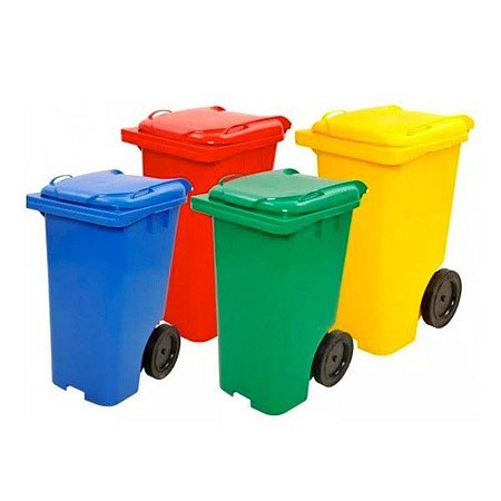 LIXEIRA CARRO COLENTOR 240 LITROS