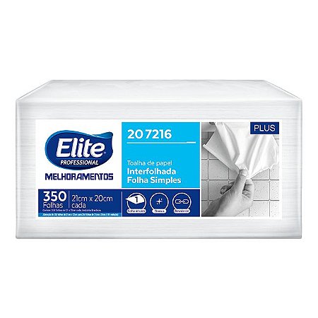 PAPEL TOALHA INTERFOLHADO FOLHA SIMPLES - PLUS