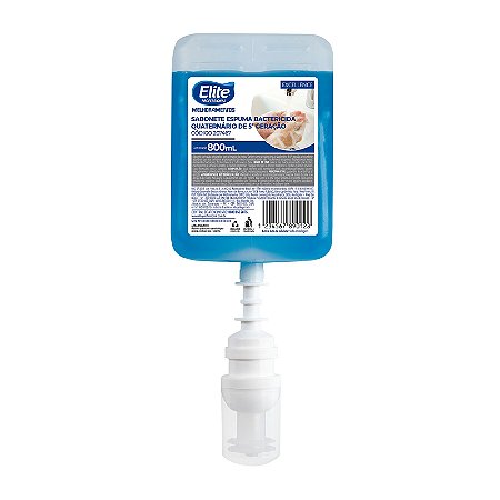 SABONETE ESPUMA BACTERICIDA QUATERNÁRIO 5ª GERAÇÃO EXCELLENCE