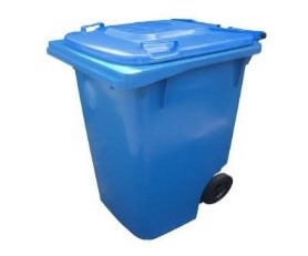 LIXEIRA COLETORA 120L C/ RODAS