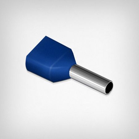 CT3908 - ILHÓS TUBULAR DUPLO 2,50MM (50 PEÇAS) Isolamento de Nylon