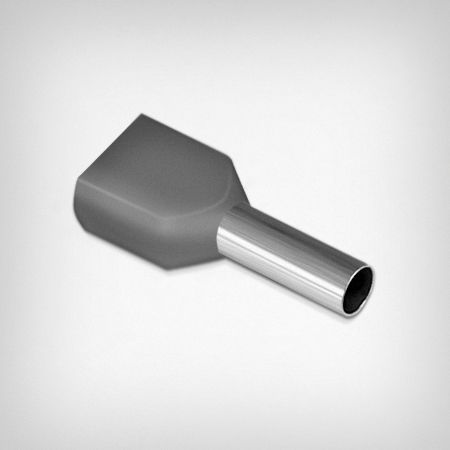 CT3909 - ILHÓS TUBULAR DUPLO 4,00MM (20 PEÇAS) Isolamento de Nylon
