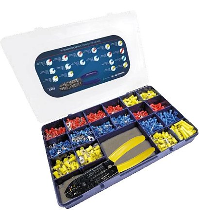 Km02 Terminais E Conectores Elétricos Crimper - Completo