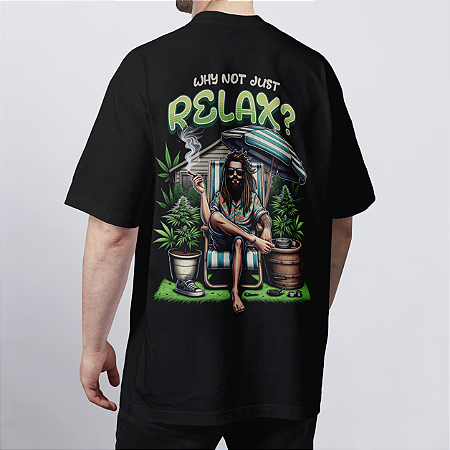 CAMISETA OVERSIZED PRETA RELAX