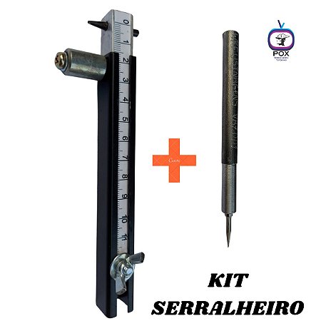 KIT SERRALHEIRO  (1 MARQUE FÁCIL + 1 RISCADOR)