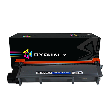 Toner Compatível com Brother TN2340 2340 Preto Byqualy | HL-L2360 HL-L2320 MFC-L2720 MFC-L2740 MFC-L2700 | 2.6k PÁGINAS
