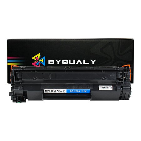 Toner Compatível com HP CE278A 278 Byqualy | P1566 P1606 P1606N P1606DN M1530 M1536 M1536DNF | 2.1k PÁGINAS