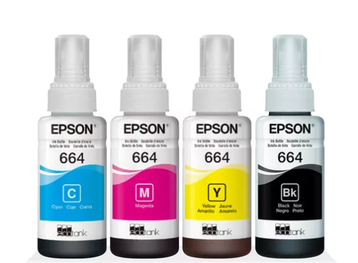 Refil de Tinta Epson 664 | L120 L365 L380 L475 L555 L575 | Original