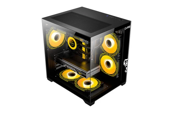Gabinete  Gamer Grodd  | Lateral De Vidro- Aquário - Clanm