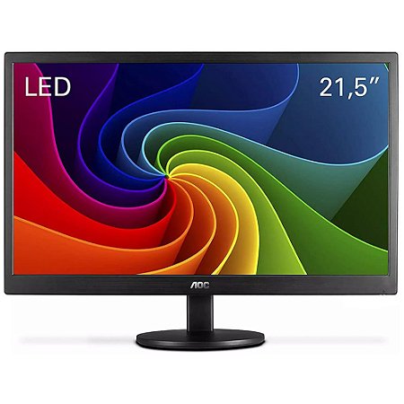 MONITOR 21,5 AOC LCD LED N WIDESCREEN VGA HDMI