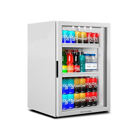 Refrigerador Expositor Frigobar 115 Litros Branco VB11RB 220V Metalfrio - (NOVO)