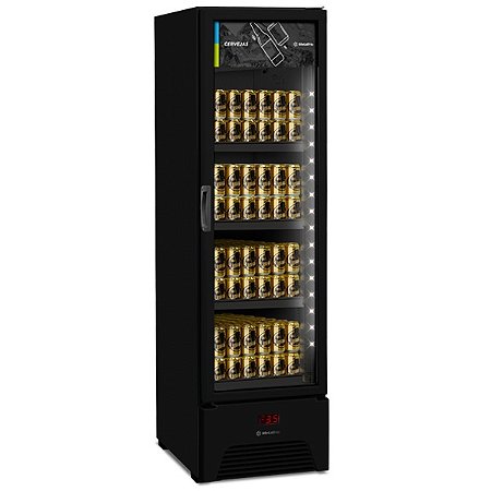 Cervejeira Optima All Black Expositora 337 Litros 220V VN28AH Metalfrio - (NOVO)