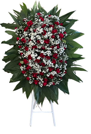 Coroa Rosas Vermelhas Grande