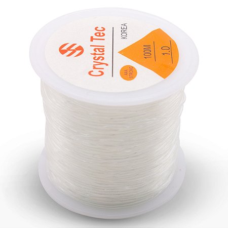 Fio De Silicone Para Pulseiras e Colar - 1mm - 100 metros