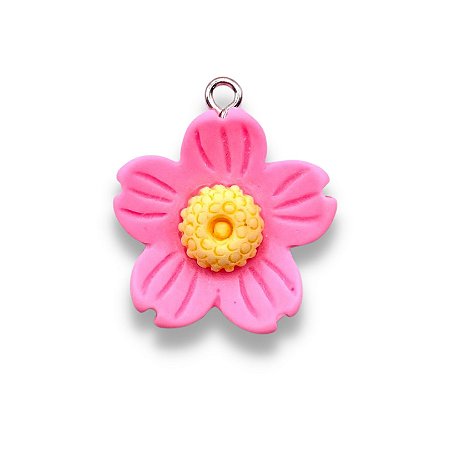 Pingentes Divertidos de Florzinha Para Brinco e Colar - 10 Peças