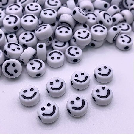 Miçanga Infantil Smile 10mm 50g - Aprx 150 Peças
