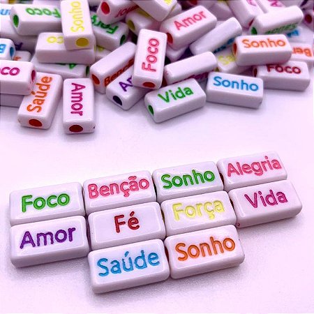 Miçanga Infantil Plaquinha 50g Artesanato- Aprx 100 Peças