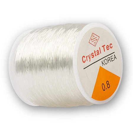 Fio De Silicone Flexível De 0.8mm 100m, Pulseira, Artesanato