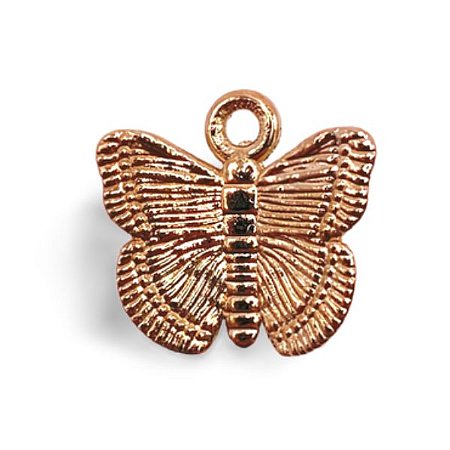 Kit 20 Peças Pingente Borboleta Para Colar Pulseira Fundição