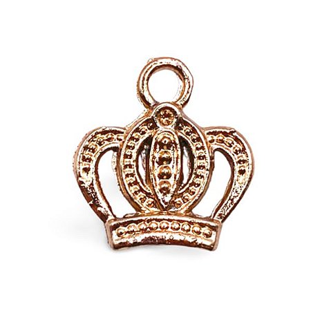 Kit 20 Peças Pingente Coroa Para Colar Pulseira Fundição Biju