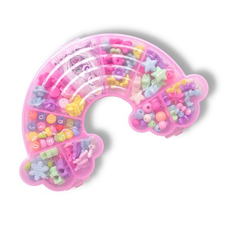 Kit Miçanga Para Pulseira Infantil Colorida Artesanato