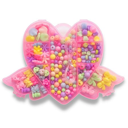 Kit Miçanga Para Pulseira Infantil Colorida Artesanato
