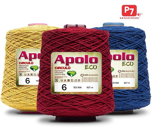 Barbante Apolo Eco Circulo - 600g - Fio 6