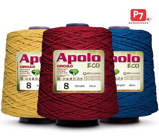 Barbante Apolo Eco Circulo 600g Fio 8