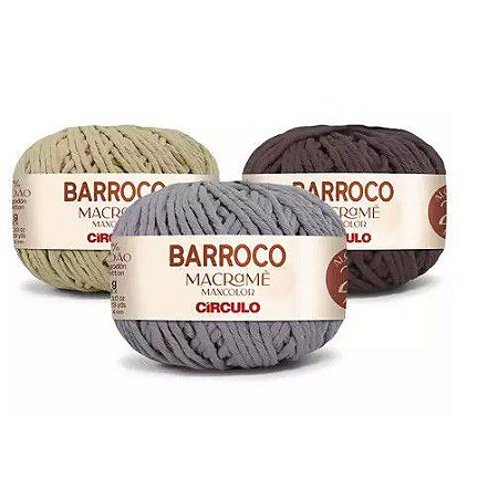 Barbante Barroco Macramê Maxcolor Circulo 24 Fios 400g