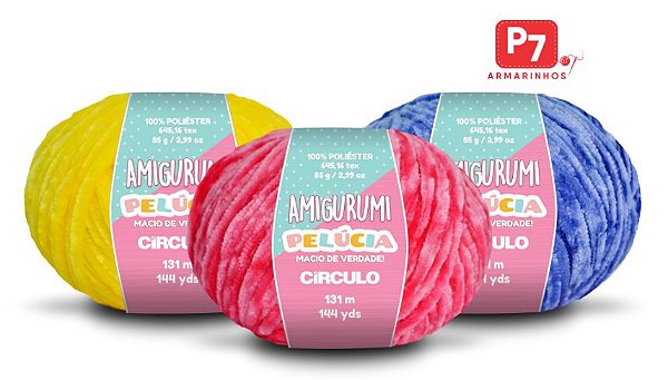 Fio Amigurumi Pelúcia Circulo 131m