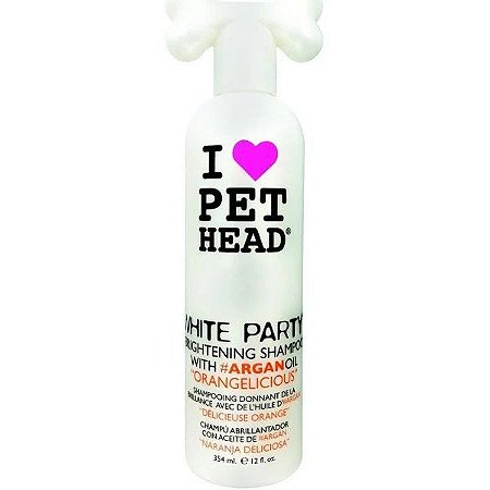 Shampoo Pet Head White Party - Branqueador 354ml