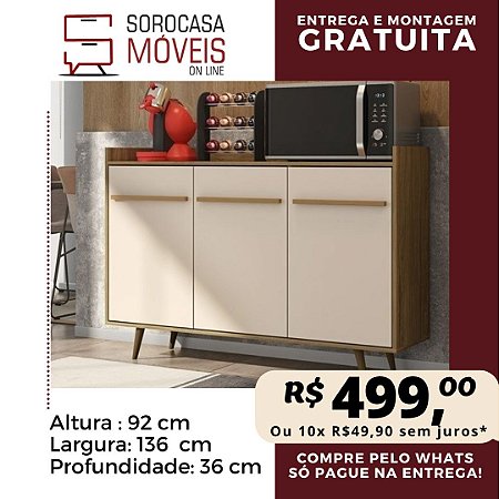APARADOR BUFFET QUARTZO BECHARA