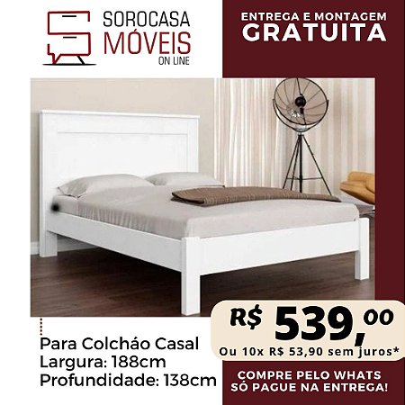CAMA CASAL 1.40 BERLIN REFORÇADA ROBEL