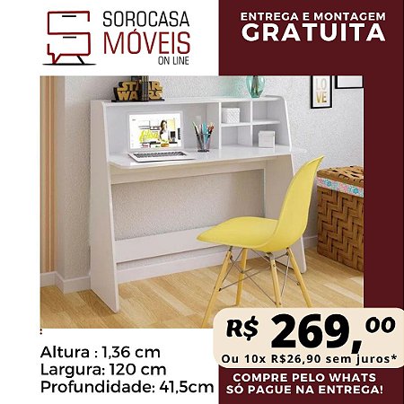 ESCRIVANINHA BANCADA DE ESTUDO IDEIA COLIBRI