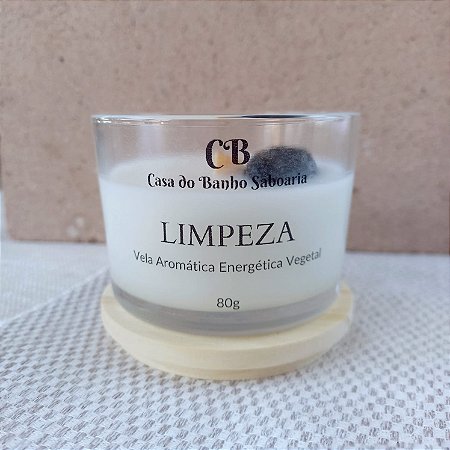 Vela Aromática Energética Limpeza