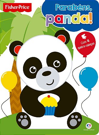 Livro Parabéns Panda