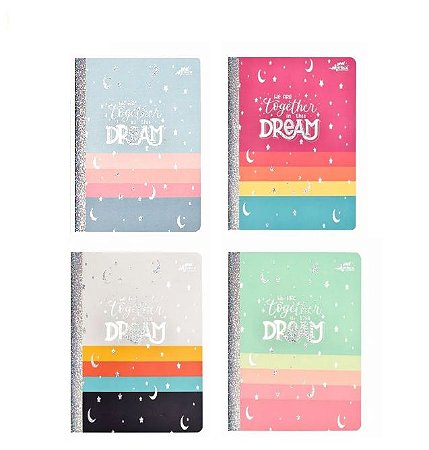 Caderno Brochura Colegial Dream 80 Folhas